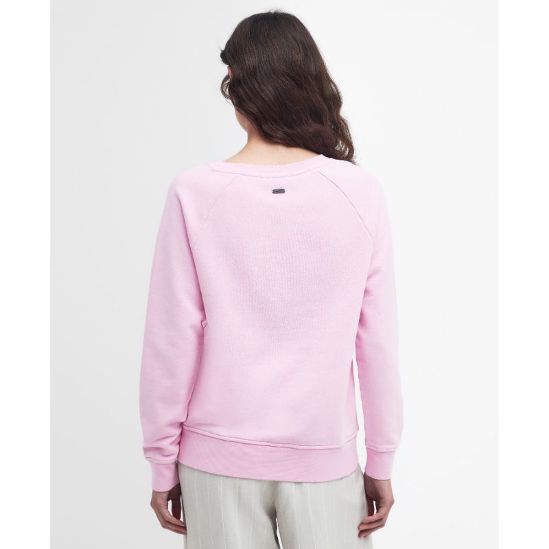Barbour Otterburn Ladies Sweatshirt - Mallow Pink