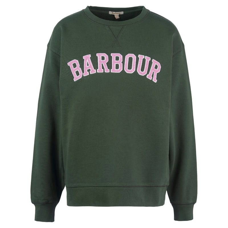 Barbour Northumberland Ladies Sweatshirt - Olive