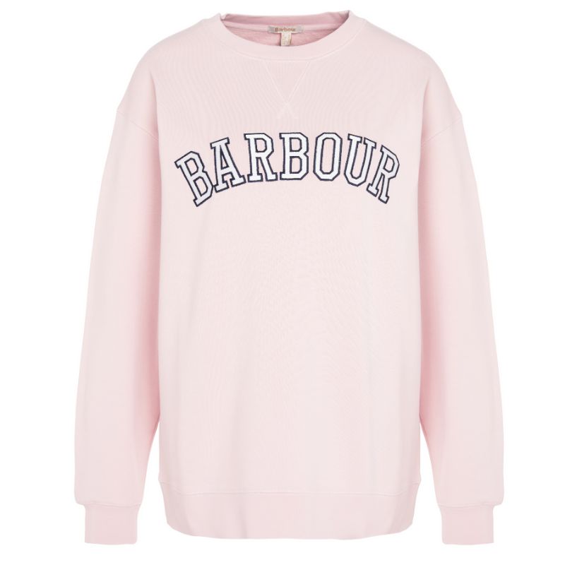 Barbour Northumberland Ladies Sweatshirt - Shell Pink