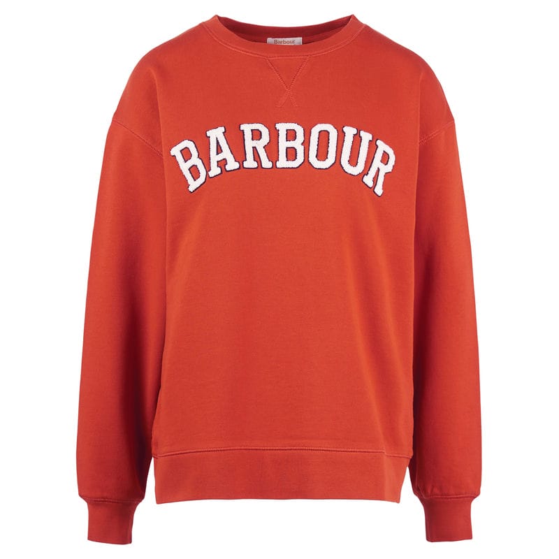 Barbour Northumberland Ladies Sweatshirt - Spiced Pumpkin