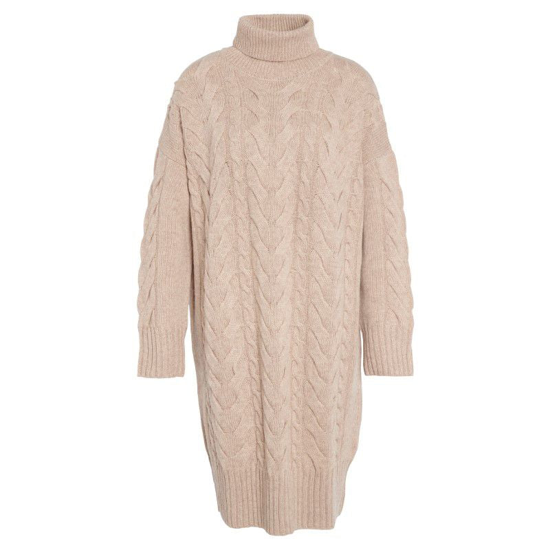 Barbour Woodlane Knit Ladies Dress - Nougat