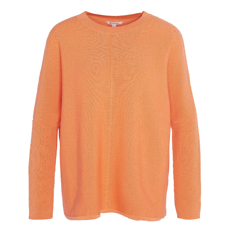 Barbour Bickland Ladies Knitted Jumper - Apricot Crush