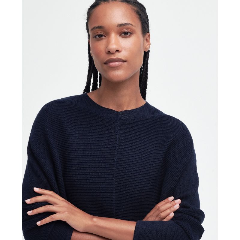 Barbour Bickland Ladies Knitted Jumper - Navy