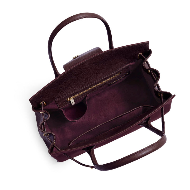 Fairfax & Favor Windsor Handbag - Plum