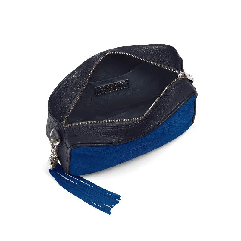 Fairfax & Favor Finsbury Ladies Shoulder Bag (Stockist Exclusive) - Porto Blue/Navy