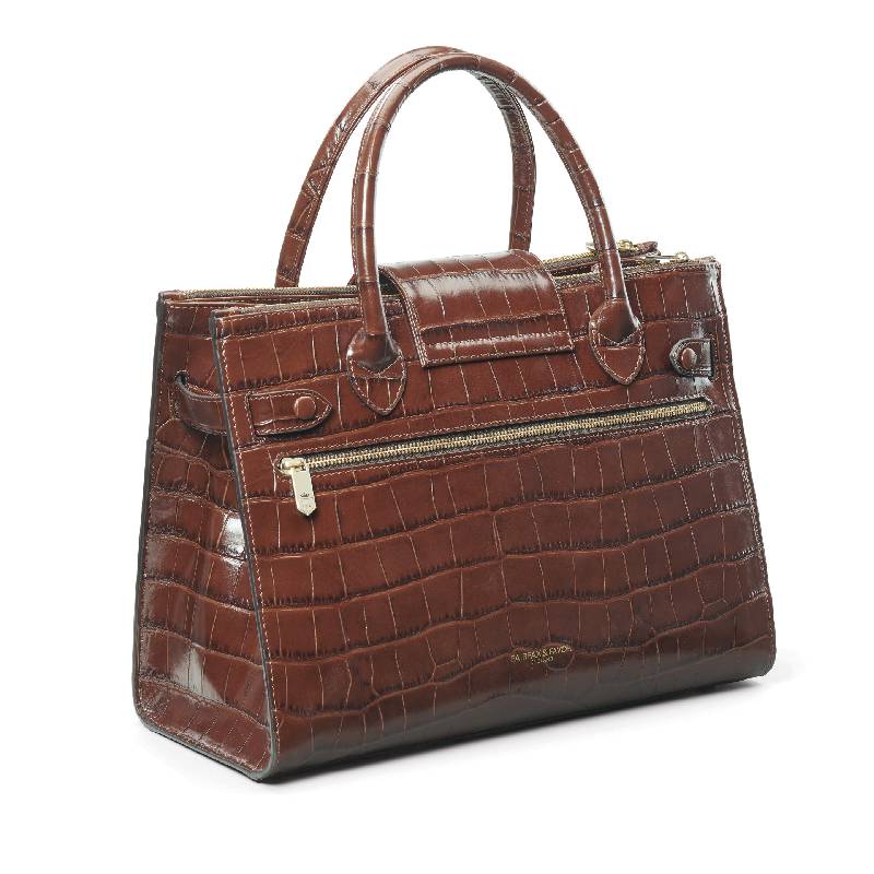 Fairfax & Favor Large Windsor Ladies Bag - Conker Brown