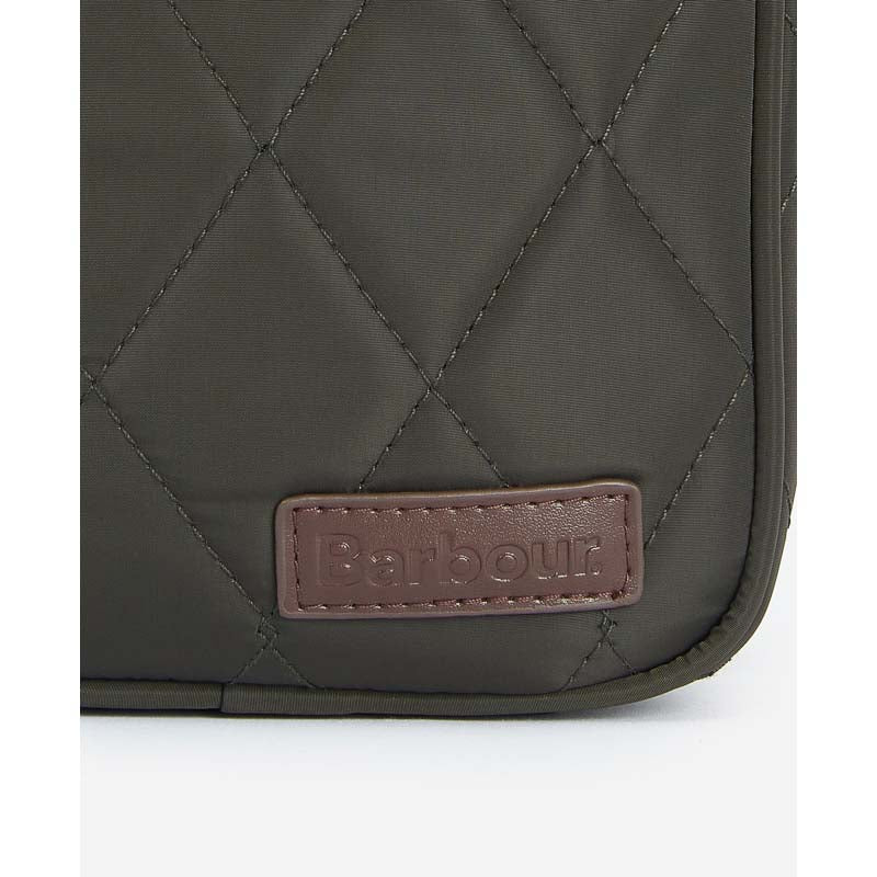Barbour Quilted Ladies Cross Body Bag - Olive
