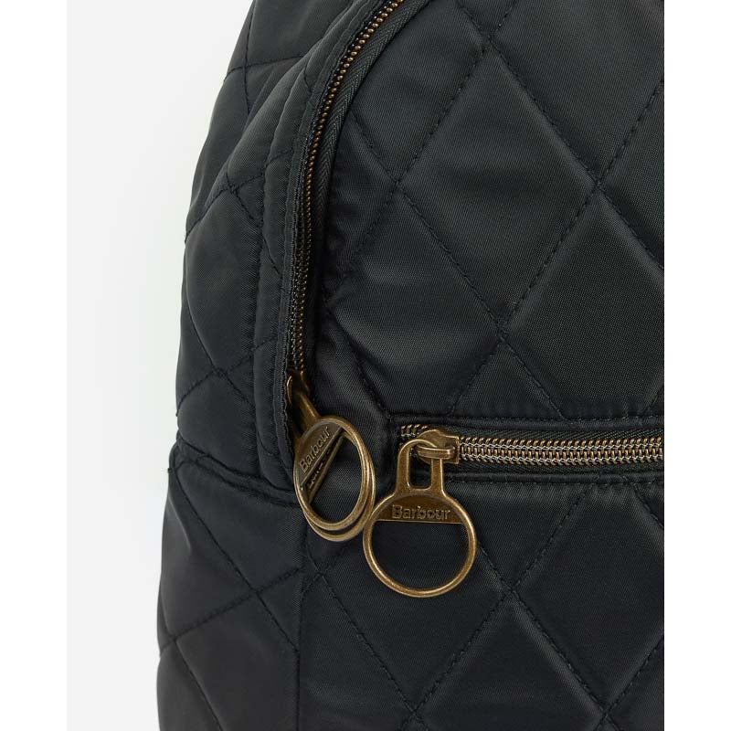 Barbour Quilted Backpack - Black