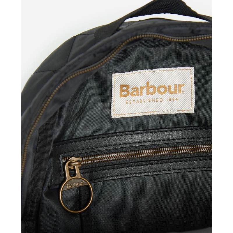 Barbour Quilted Backpack - Black