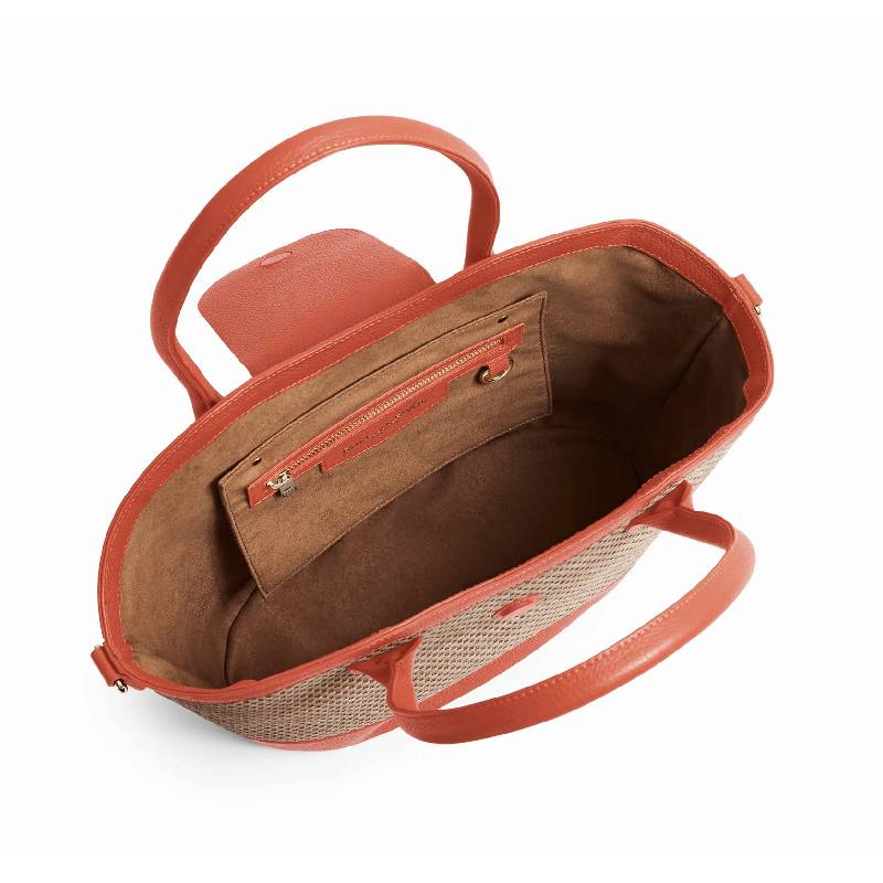Fairfax & Favor Windsor Basket Handbag - Melon