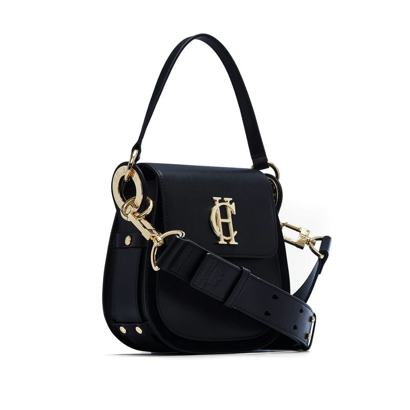 Holland Cooper Chelsea Ladies Saddle Bag - Soft Black