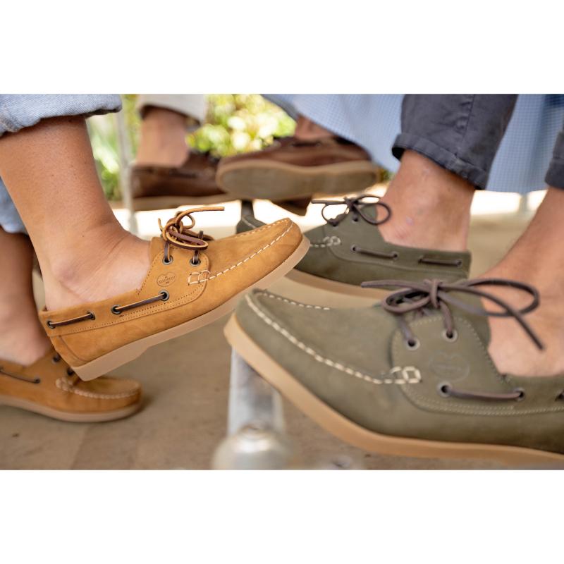 Le Chameau Galion Nubuck Ladies Deck Shoe - Tan