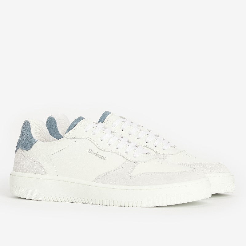 Barbour Celeste Ladies Trainers - White/Chambray