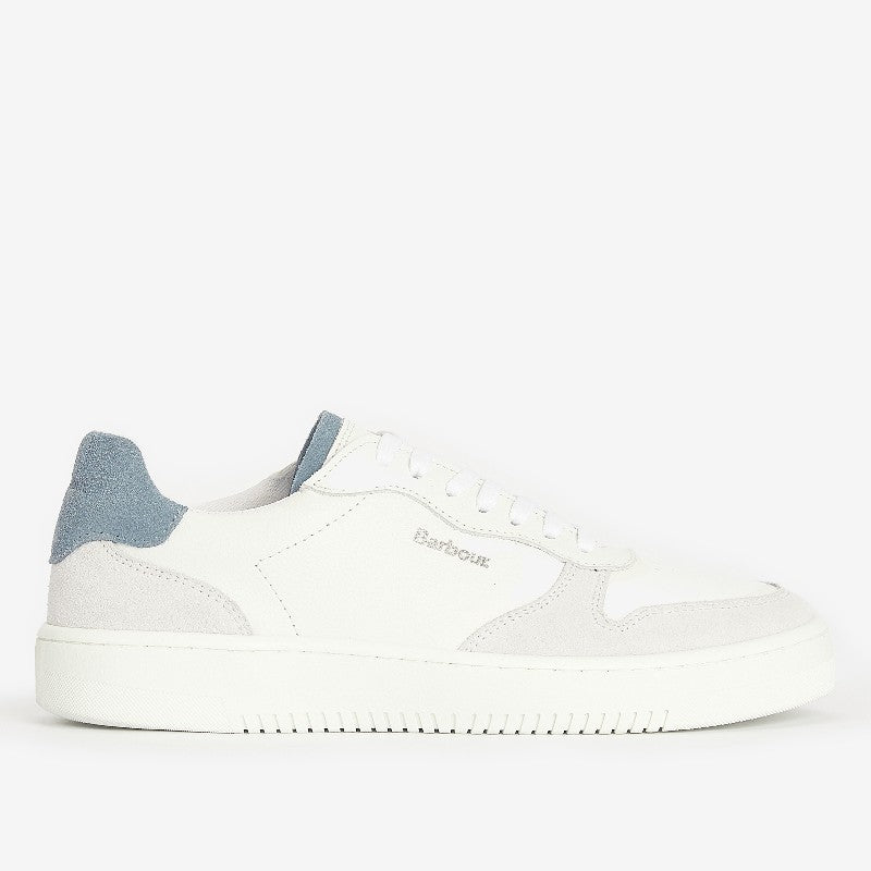Barbour Celeste Ladies Trainers - White/Chambray