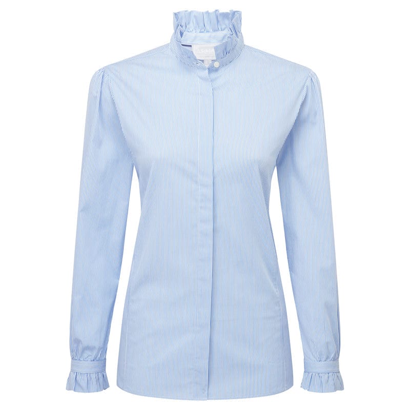 Schoffel Fakenham Ladies Shirt - Light Blue Stripe