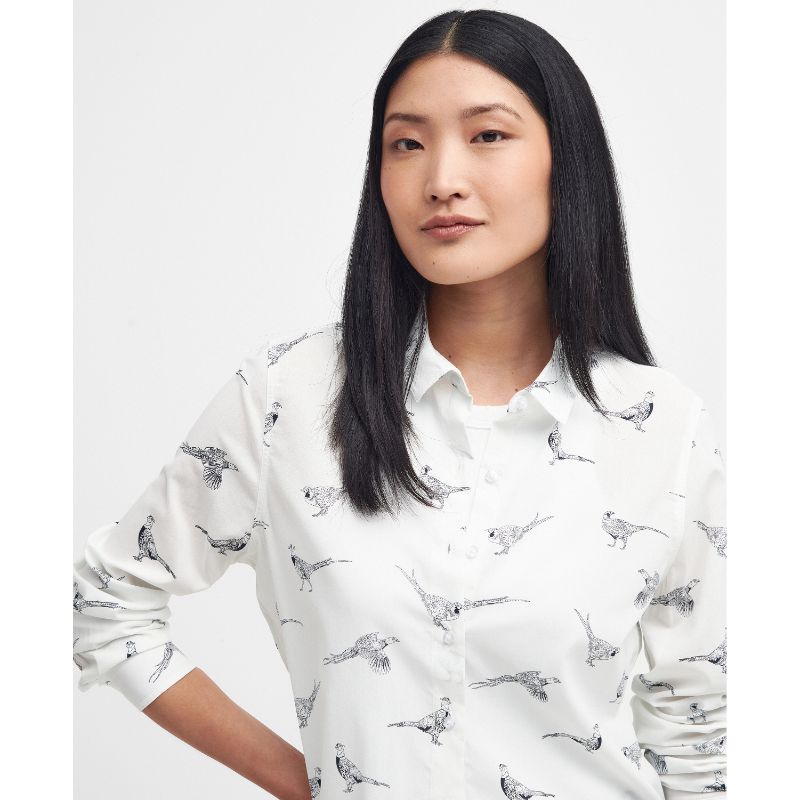 Barbour Safari Ladies Shirt - Pheasant Print