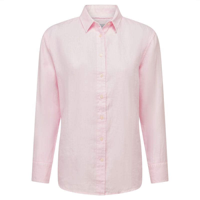Schoffel Salthouse Ladies Linen Shirt - Pale Pink