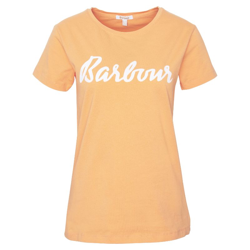 Barbour Otterburn Ladies T-Shirt - Apricot Crush