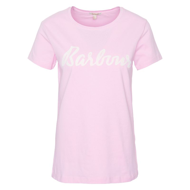 Barbour Otterburn Ladies T-Shirt - Mallow Pink