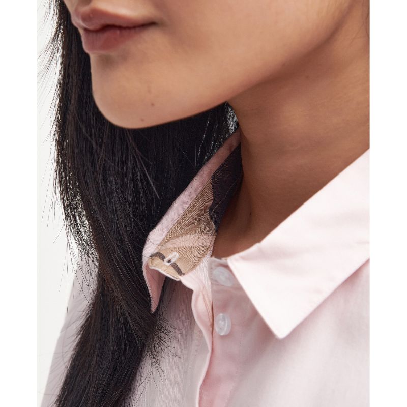 Barbour Derwent Ladies Shirt - Pink/Primrose Hessian