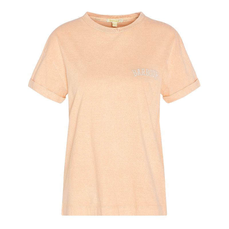 Barbour Sandgate Ladies T-Shirt - Soft Apricot