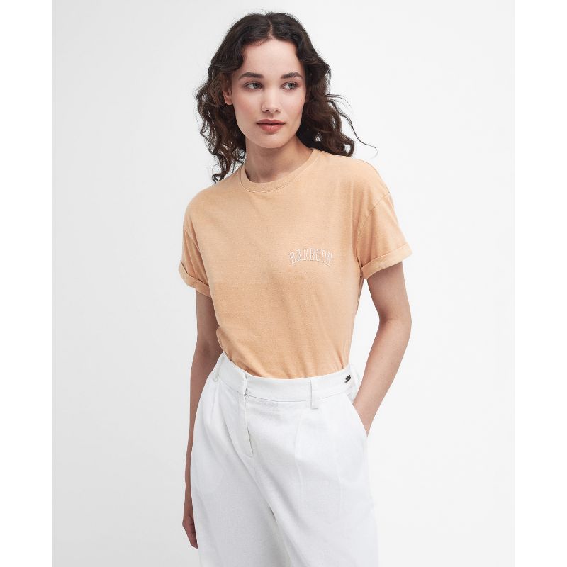Barbour Sandgate Ladies T-Shirt - Soft Apricot