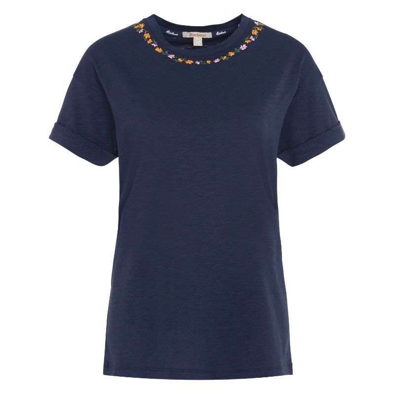 Barbour Longfield Ladies T-Shirt - Navy