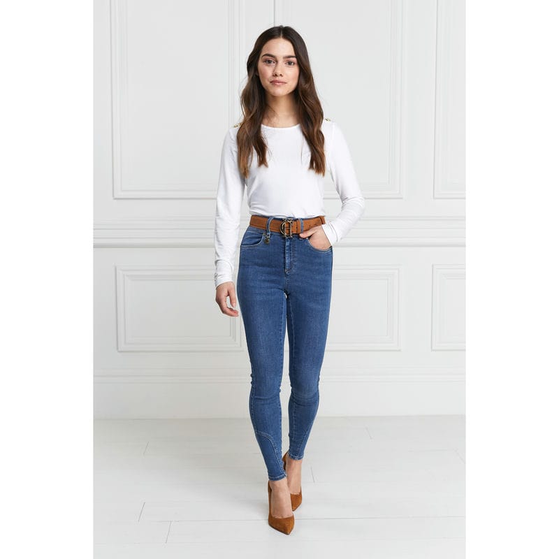 Holland Cooper Ladies Jodhpur Jeans  - Denim