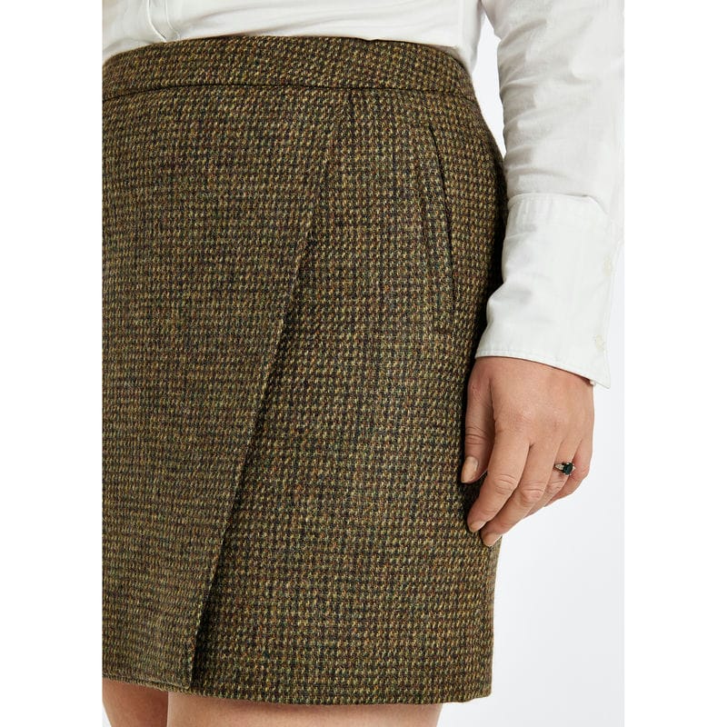 Dubarry Buckthorn Ladies Tweed Skirt - Heath