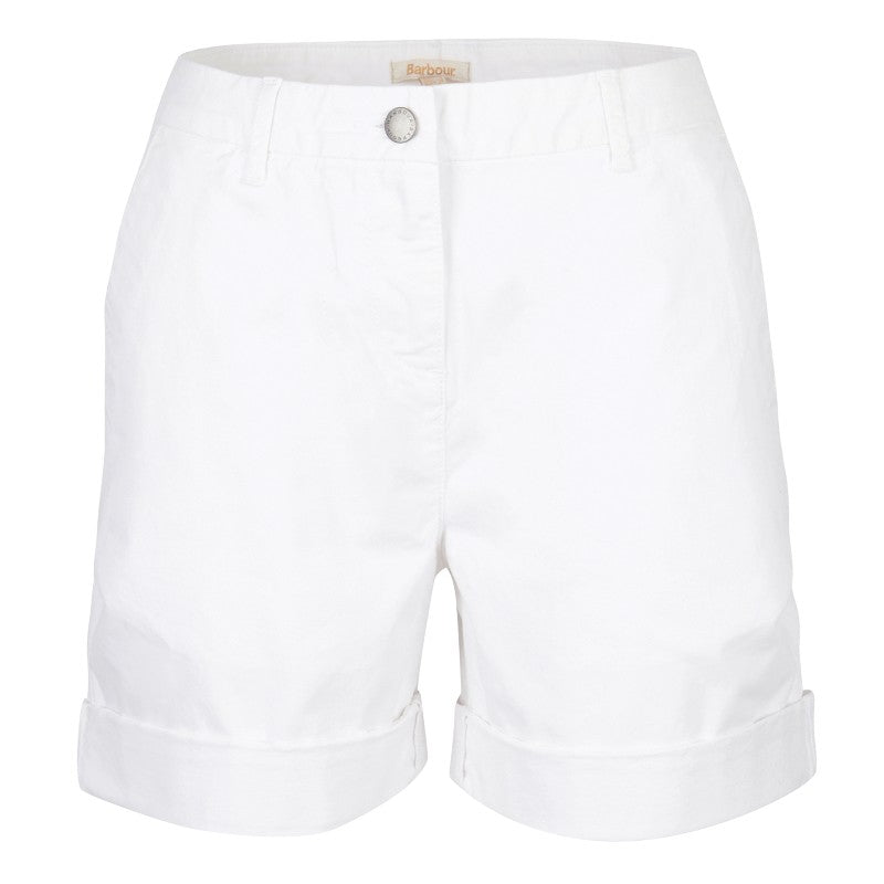 Barbour Chino Ladies Shorts - White