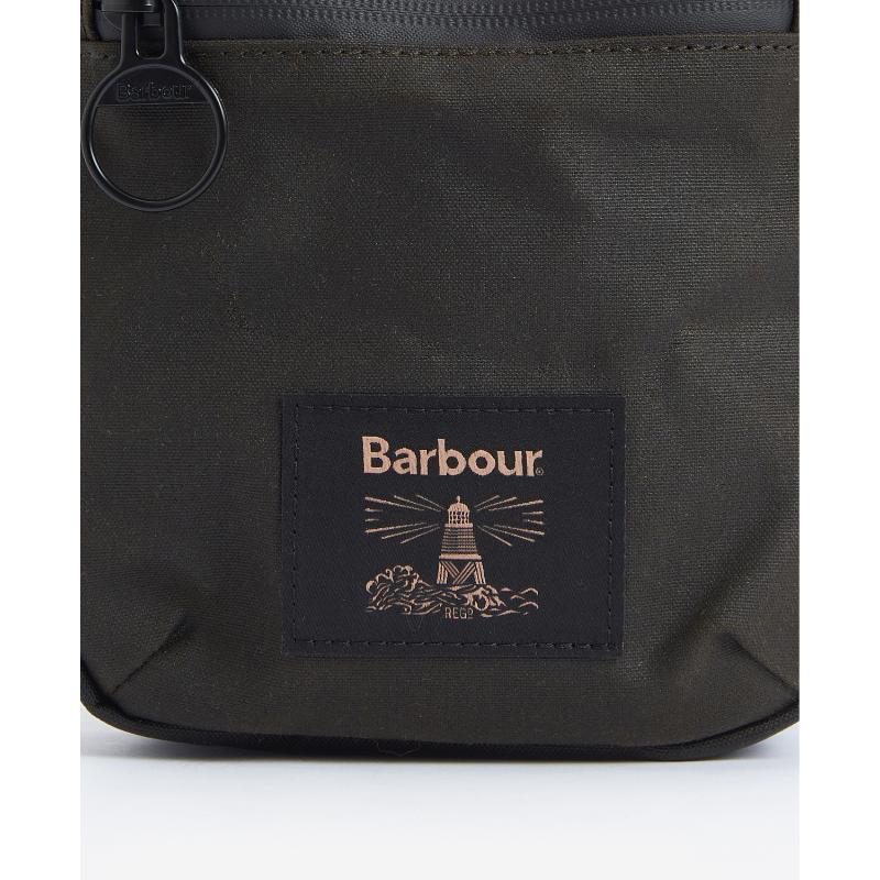 Barbour Field Wax Crossbody Bag - Olive/Black – William Powell
