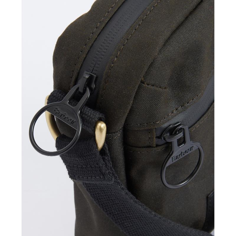 Barbour Field Wax Crossbody Bag - Olive/Black – William Powell