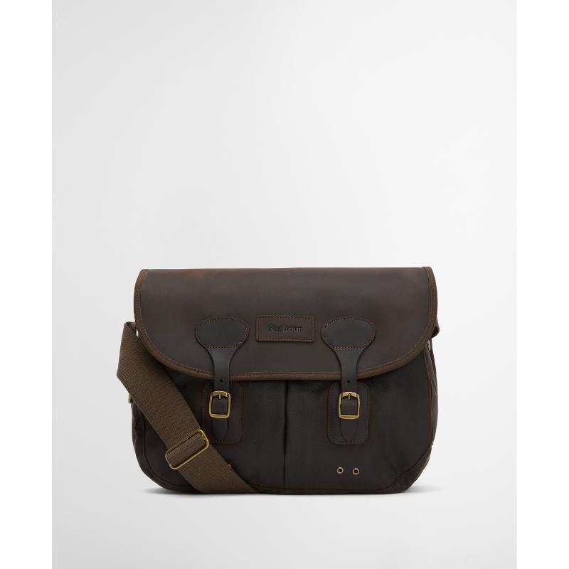 Barbour Tarras ショルダー バッグ　オリーブ ➤Barbour Wax Leather Tarras Olive Review - YouTube