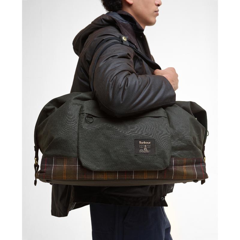 Barbour Field Wax Holdall Bag - Sage/Classic – William Powell