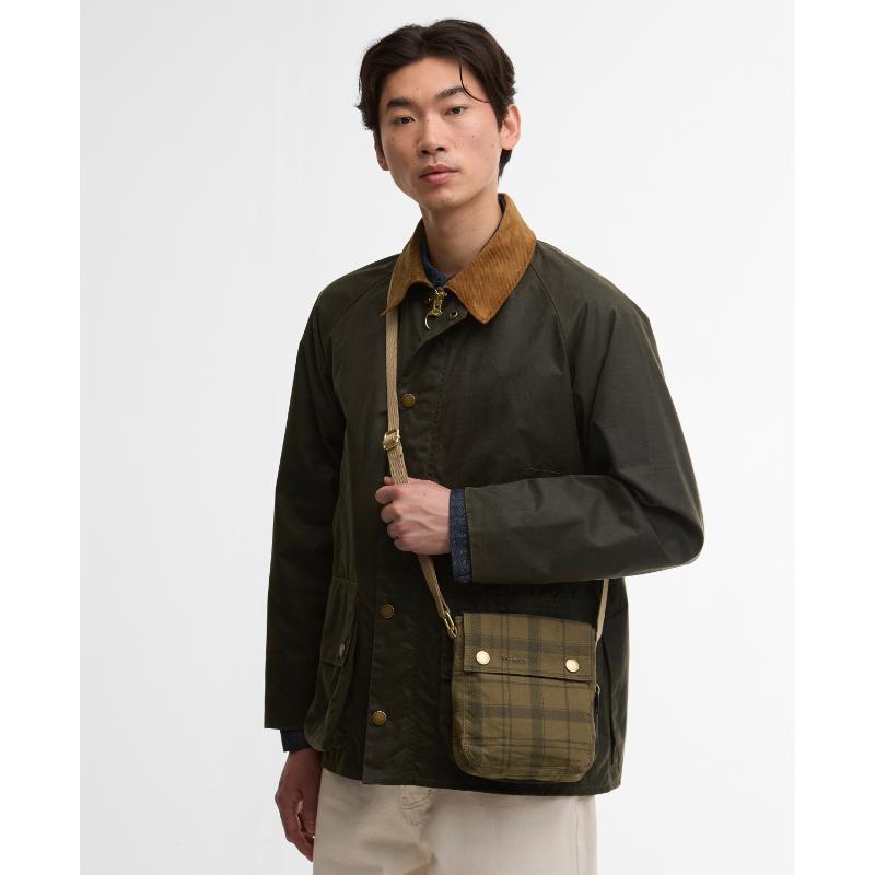 Barbour Transport Crossbody Bag - Dusky Green Tartan – William Powell