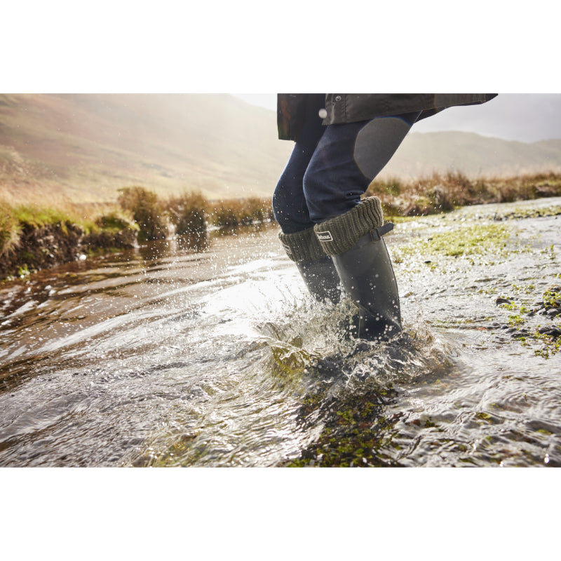 Barbour Bede Ladies Wellington Boot Olive William Powell