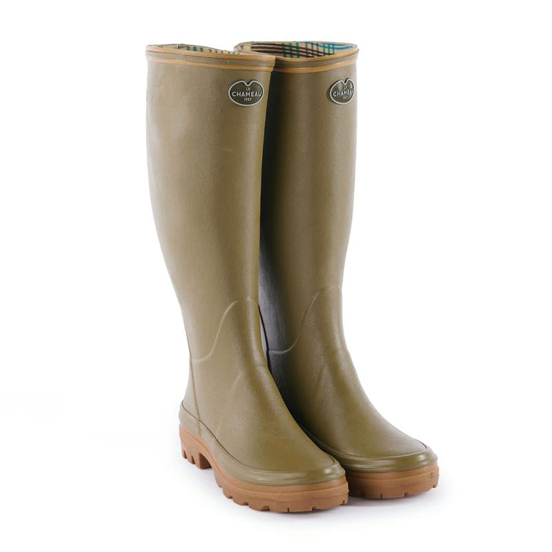 Le Chameau Giverny Jersey Lined Ladies Boot - Vert Vierzon