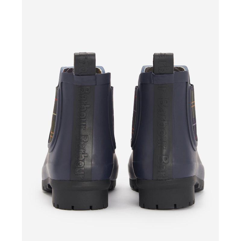 Barbour Kingham Ladies Ankle Wellington Boot - Navy
