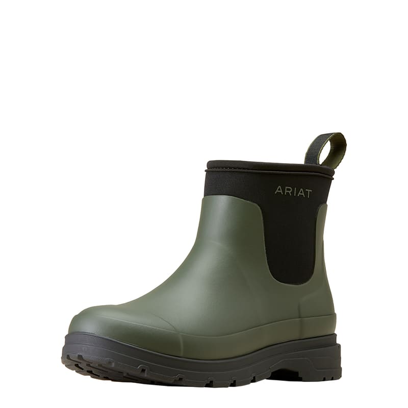 Ariat Kelmarsh Shortie Waterproof Ladies Wellington Boot - Dark Olive