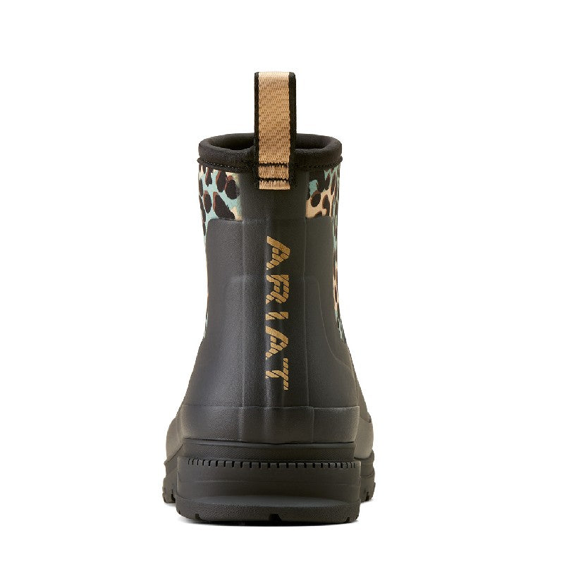 Ariat Kelmarsh Shortie Waterproof Ladies Wellington Boot - Leopard Camo