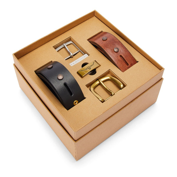 R.M.Williams 1 1/2 Mens Belt Gift Set - LIMITED EDITION - Mid