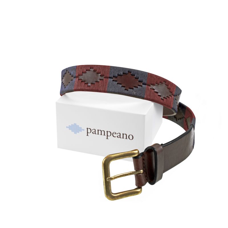 Pampeano Leather Polo Belt - Marcado