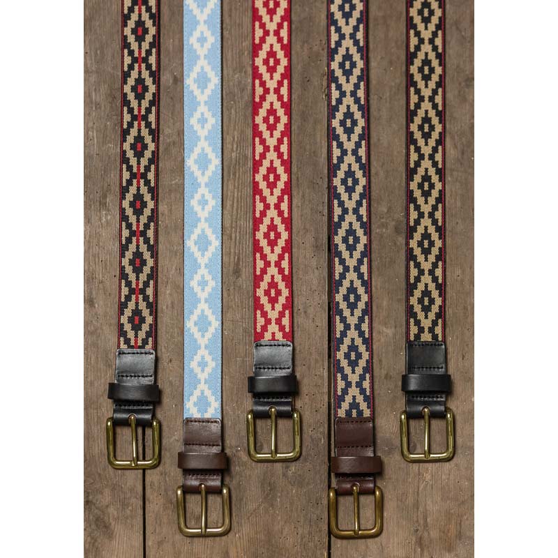 Pampeano Leather Polo Belt - Mixed Cincha
