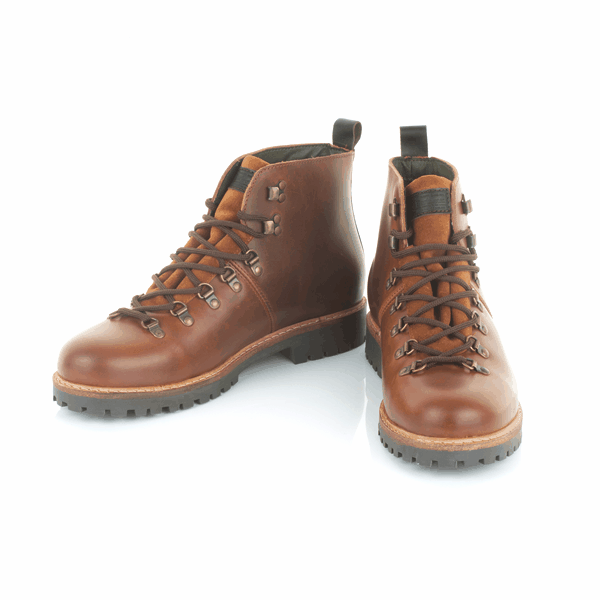 Barbour Seaton Mens Derby Boot - Chestnut