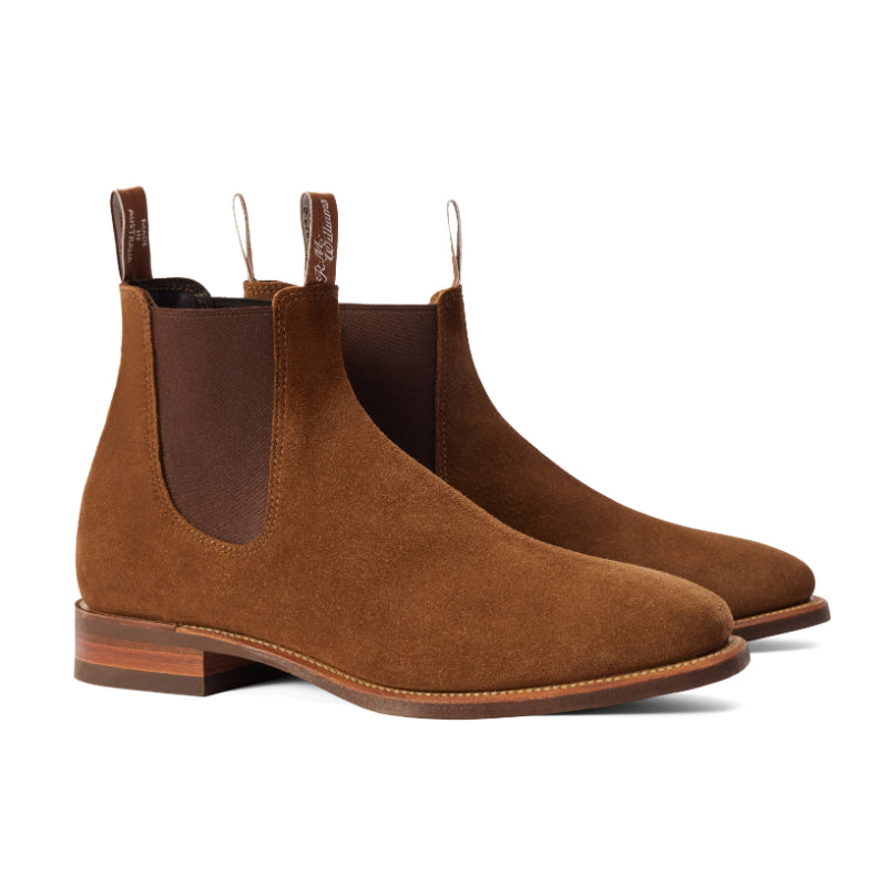 Rm williams black suede boots hotsell