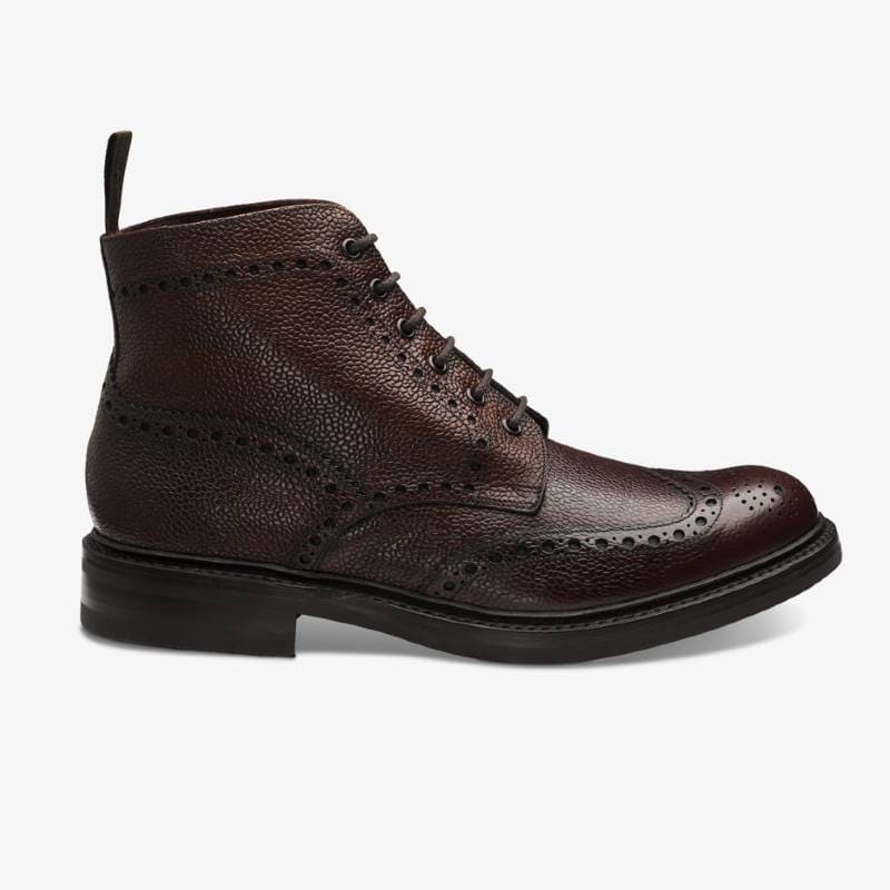 Loake Bedale Leather Mens Boot - Oxblood Grain