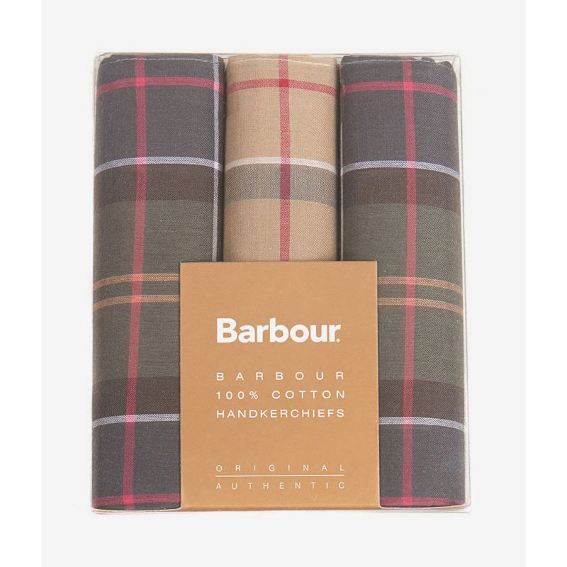 Barbour Handkerchiefs (Set Of 3) - Tartan