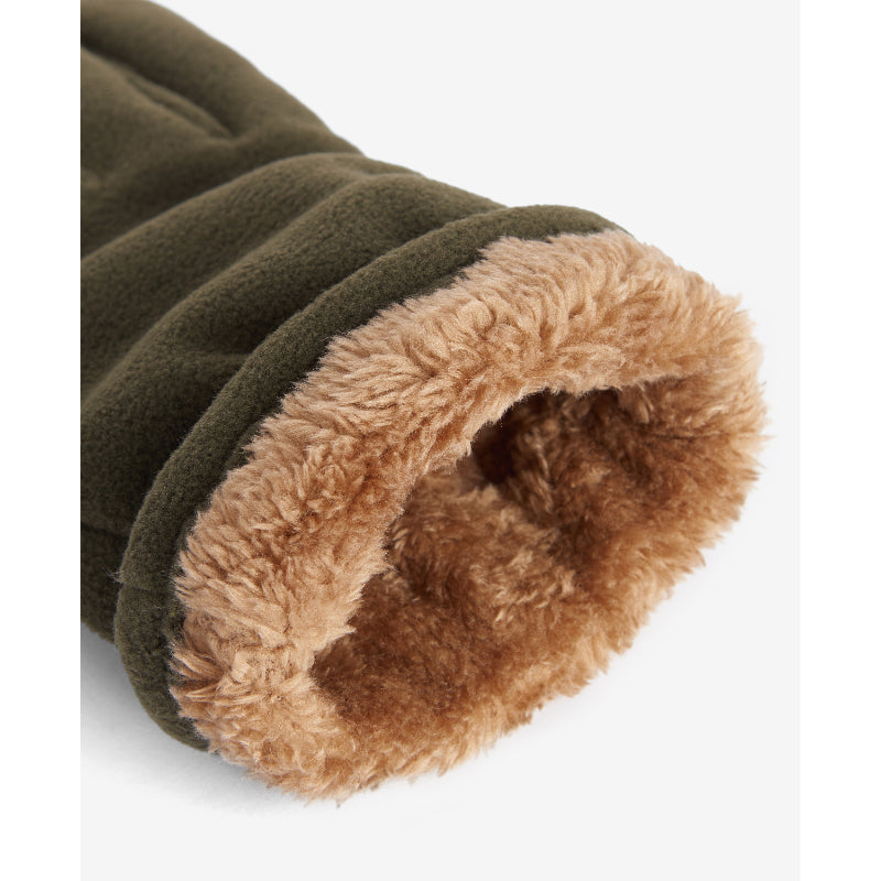 Barbour Coalford Mens Fleece Gloves - Olive – William Powell
