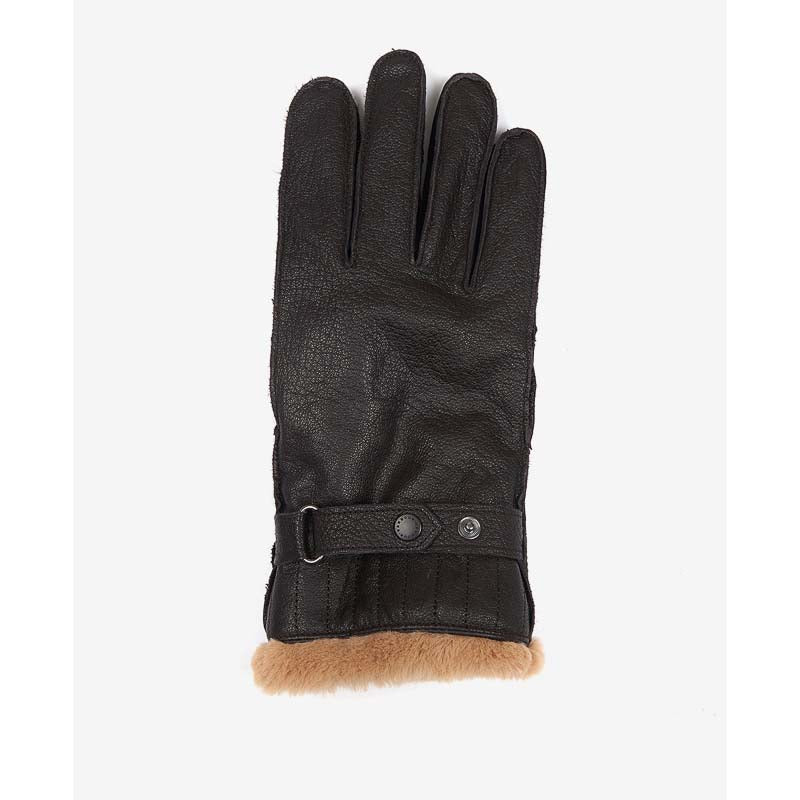 Barbour Leather Utility Mens Gloves - Brown