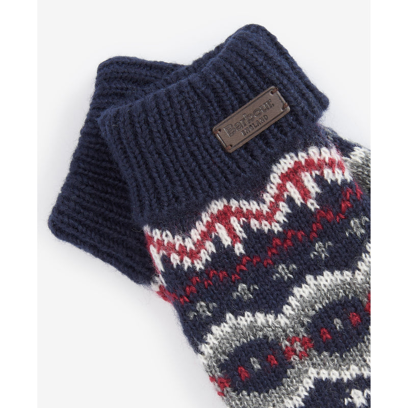 Barbour｜ (Case Fair Isle Gloves - Blue Granite (MGL0128 Barbour Case Fairisle Mens Gloves - Blue Granite – William